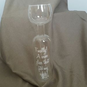Bigmouth Inc Wine Bottle Glass
